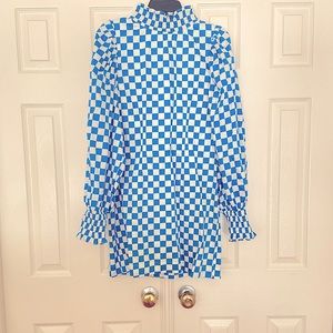 En Saison Checkered Dress